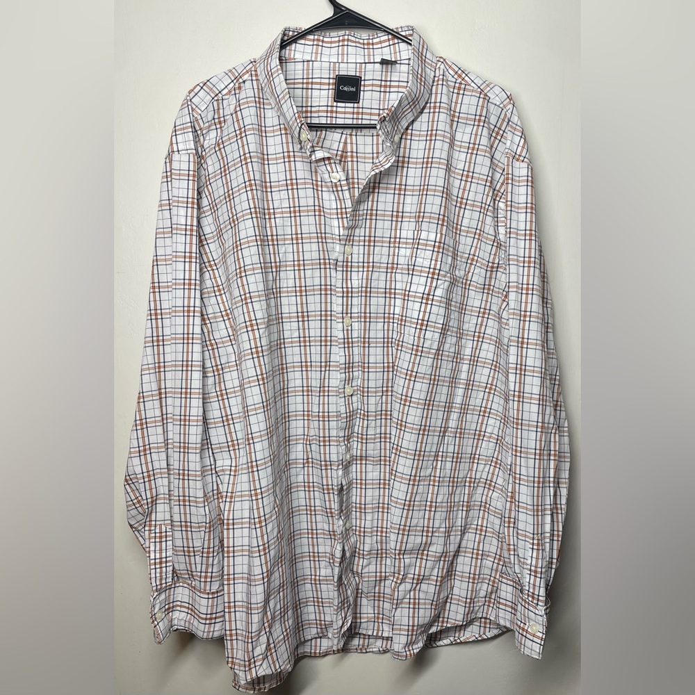 Corcini Men’s XXL Button Down Casual Holiday Shirt